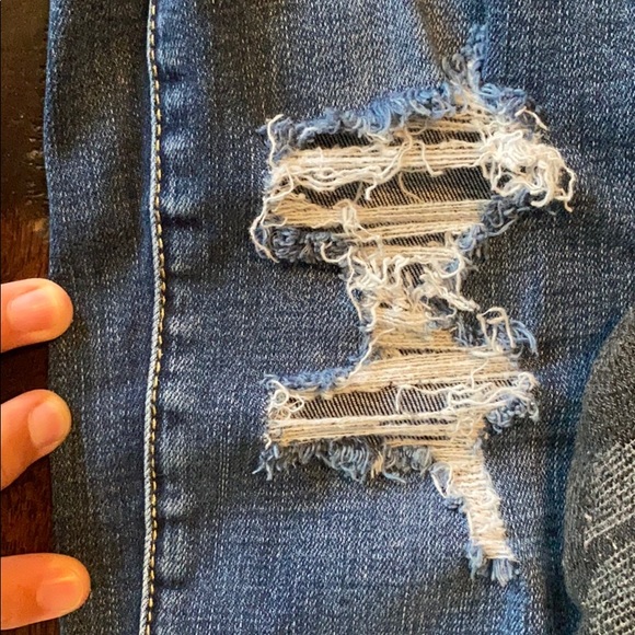 American eagle high waist destroyed jean jegging - Picture 4 of 7